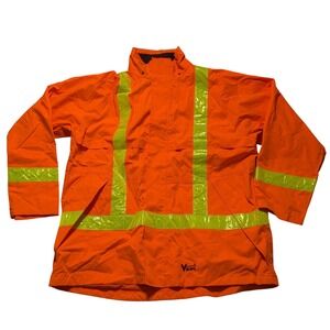 Viking Journeyman Hi-Vis Safety Jacket Orange Reflective Ripstop 2XL CA-00454